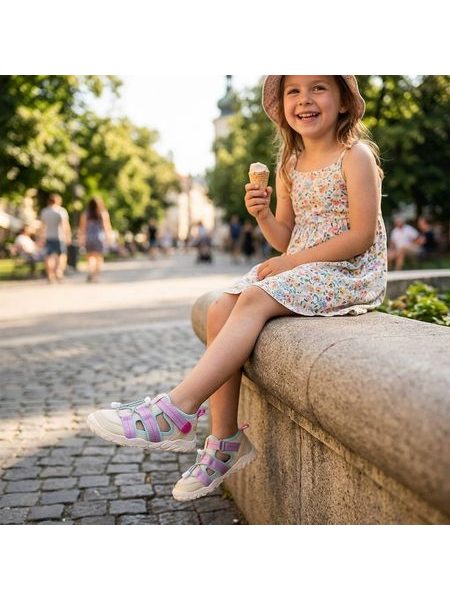 JOMA DRUA JUNIOR 2625 Beige | Dětské barefoot sandály