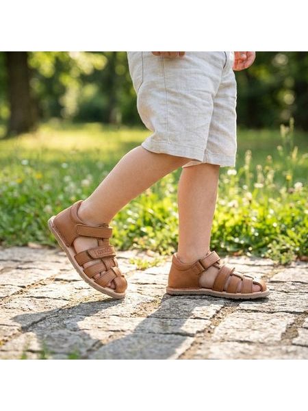 FRODDO SANDAL FLEXY F Brown | Dětské barefoot sandály
