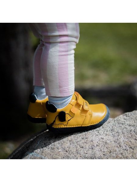 D.D.STEP S070-42919 CELOROČNÍ TENISKY Yellow | Dětské celoroční barefoot boty