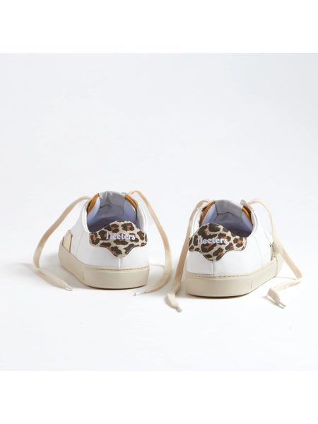 FLEETERS Peach Leopard | Dámské barefoot tenisky