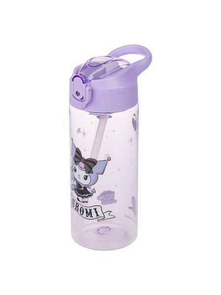 BAAGL Tritanová láhev na pití s brčkem Kuromi Fortune Dream, 500 ml
