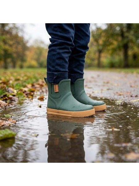 RAYVE MUDDY SHORT Army Green | Dětské barefoot holínky