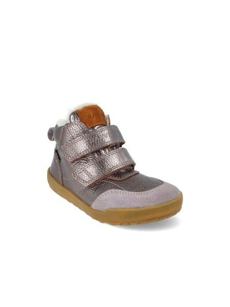 Detské barefoot zimné zateplené topánky RAYVE TALINN 3.0 ružovo-zlaté