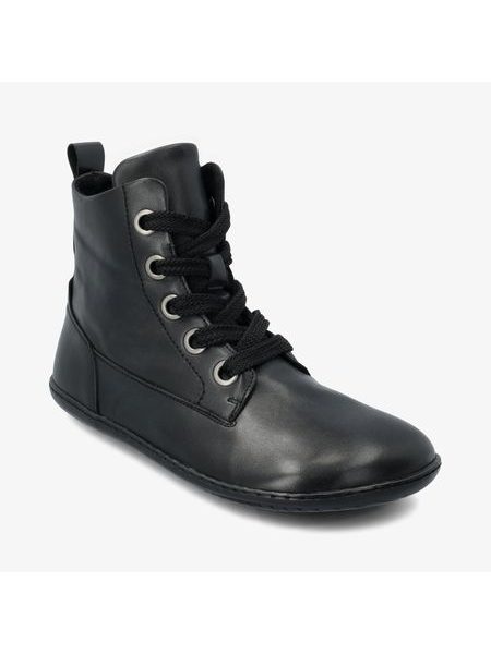 Dámské Barefoot+ Kotníkové Boty GROUNDIES® Salzburg Černé