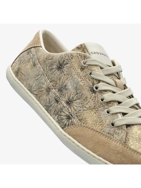 GROUNDIES® Amsterdam Barefoot+ Dámské Zlaté | Dámské barefoot tenisky