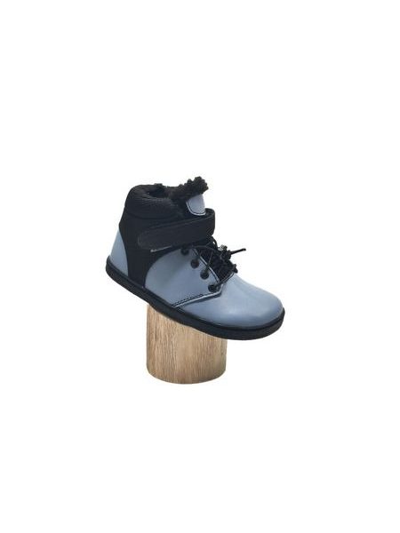Dětské Barefoot Zimní boty PEGRES BF40 0.1 modré