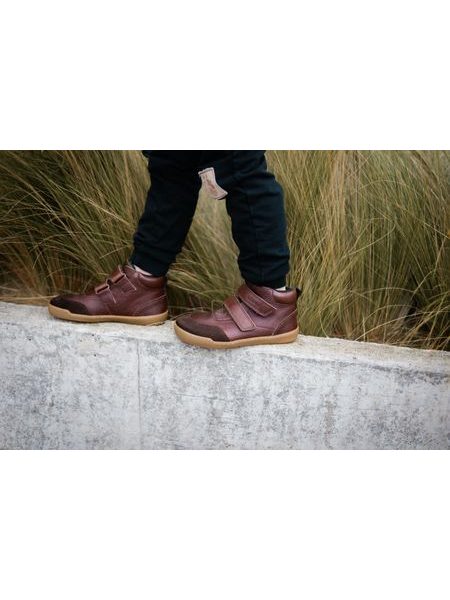 Kinder-Barfuß-Winterstiefel CRAVE TALINN 2.0 Bordeaux