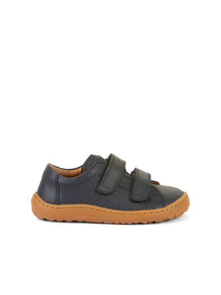 FRODDO TENISKY BASE LEATHER D-VELCRO Dark Blue | Dětské barefoot tenisky