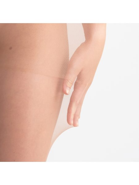 PUNČOCHY NADOTEC TĚLA 20 DEN Béžová Zlatá