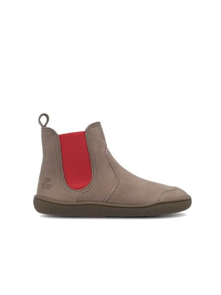 Dětské Barefoot Zateplené Kotníkové Boty GROUNDIES® Everyday Kids Hnědé
