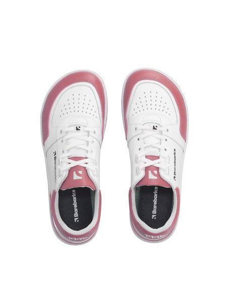 Ténis barefoot Barebarics Wave branco e rosa