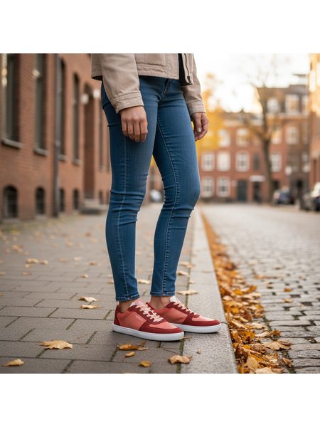 Tenisky GROUNDIES® HAMPTONS 2.0 REGULAR Červené