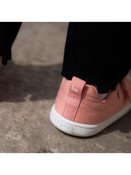 Ténis barefoot de criança Be Lenka Canvi Kids rosa-coral