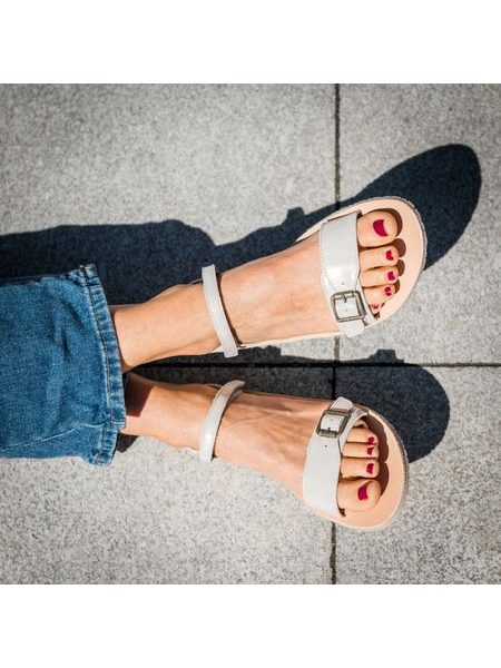 FRODDO SANDAL FLEXY BUCKLE Gold Shine | Barefoot sandály