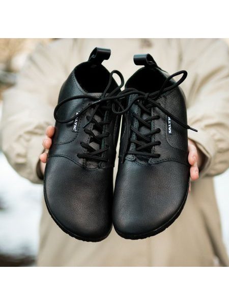 SALTIC SMART Black Nappa | Barefoot tenisky 4
