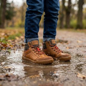 RECENZE RAYVE BILBAO 3.0: Dětské kotníkové barefoot boty do města i do louží