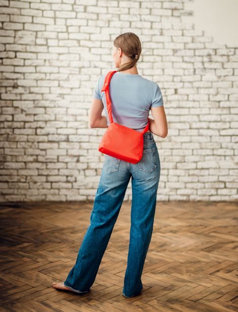 Cara Fluffy Coral Red