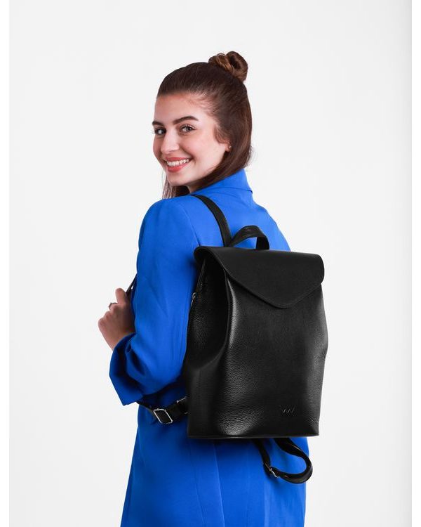 Joanna Leather Black