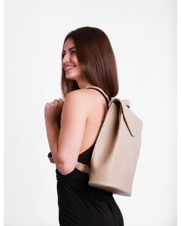 Joanna Leather Beige
