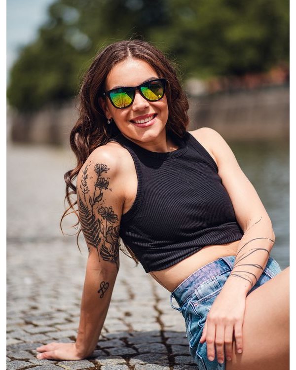 Tilly Rainbow Black