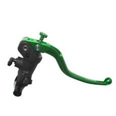 Radial brake master cylinder ACCOSSATO 19 x 20 with fixed lever,green