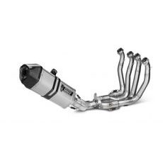 Auspuff komplett 4x2x1 MIVV SPEED EDGE R.YA.0010.SRT Ganz aus Titan / Carbondeckel