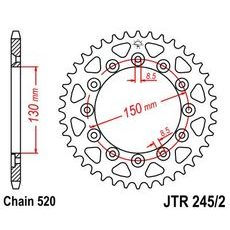 Ketten Rad JT JTR 245/2-49 49T, 520