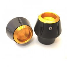Crash protectors RDMOTO KTM13N schwarz with gold caps