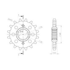 Ritzel SUPERSPROX CST-339:15 15T, 530