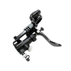Thumb brake master cylinder ACCOSSATO piston diam. 13.5 mm with bent lever and bracket included