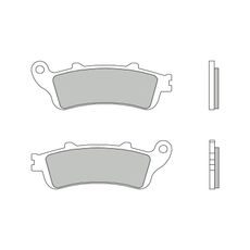 Bremsbeläge BREMBO 07HO44SA