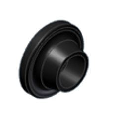 Unterlegscheibe MIVV 50.73.221.1 schwarz Aluminium