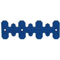 Exhaust head pipe guard POLISPORT ARMADILLO 8483700003 kurz blau