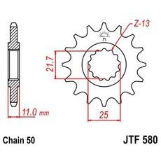 Ritzel JT JTF 580-15 15T, 530