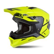 Motocross Helmet CASSIDA CROSS CUP 2 NAPA yellow fluo/black/pearl gray S