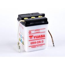 Conventional 6V battery NO ACID YUASA 6N4-2A-3