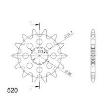 Ritzel SUPERSPROX CST-565:12 12T, 520
