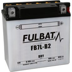 Konventionelle Motorradbatterie (mit Säurepackung) FULBAT FB7L-B2 (12N7-3B) (YB7L-B2) Acid pack included