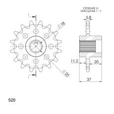 Ritzel SUPERSPROX CST-703:17