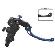 Radial brake master cylinder ACCOSSATO 19 x 18 with folding lever,blue