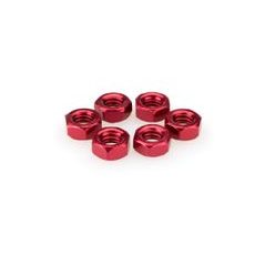 Schraubenmutter PUIG ANODIZED 0764R rot M6 (6 stk)
