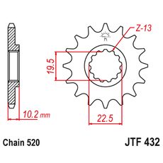 Ritzel JT JTF 432-14 14T, 520