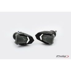 Frame sliders PUIG R19 20353N black with grey rubber
