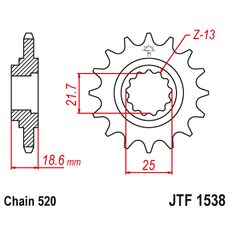 Ritzel JT JTF 1538-15 15T, 520