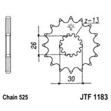 Ritzel JT JTF 1183-17 17T, 525