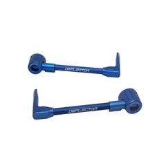 Lever guard ACCOSSATO with blue hose and joint right + left, aluminium