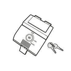 Locking system SHAD D1B49MAR for SH49