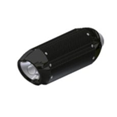 Auspuffendstück MIVV SUONO ACC.021.S9 Steel Black Ø55 inlet