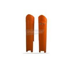 Fork guards POLISPORT 8398500001 (pair) orange KTM