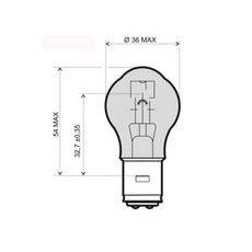 Lamp RMS 246510319 BA20D 12V 35/35W